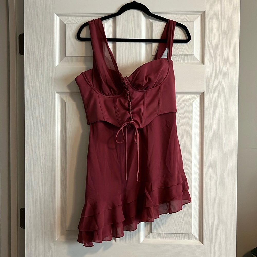Mauve Oh Polly mini dress, size 10.